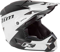 Klim F3 Chaos Black Motorcross helm Zwart Wit M