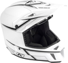Klim F3 Cross White Black Pinstripes Helm,  wit,  afmeting L