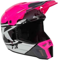 Klim F3 Disarray Motorcross helm Grijs Pink L