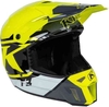 Klim F3 Disarray Motorcross helm Zwart Wit Geel 2XL