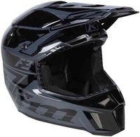 Klim F3 Stark Motorcross helm Zwart Grijs L