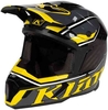 Klim F5 Jet Carbon Motocross Helm Grijs Geel S