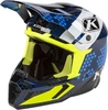 Klim F5 Koroyd Tactik Carbon Motocross Helm Zwart Geel XL