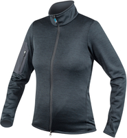 Komperdell Full Zip Sweater Dames Protector Jas,  zwart-blauw,  afmeting L voor vrouw