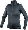 Komperdell Full Zip Sweater Dames Protector Jas,  zwart-blauw,  afmeting XL voor vrouw