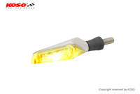 KOSO Knipperende Mars LED zilver/doorschijnend universeel verkocht per stuk,  zilver