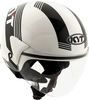 KYT Cougar Urban Code Jet helm,  wit,  afmeting XS