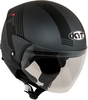 KYT Cougar Urban Code Jet helm,  zwart-grijs,  afmeting XS