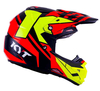 KYT Cross Over Ktime Motorcross helm Rood Geel M