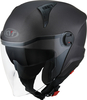 KYT D-City Plain Jet Helm,  zwart-grijs,  afmeting S