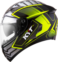 KYT Falcon 2 Armor Helm,  grijs-geel,  afmeting XL