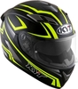KYT Falcon 2 Essential Helm,  geel,  afmeting L