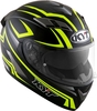 KYT Falcon 2 Essential Helm,  geel,  afmeting XS