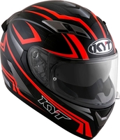 KYT Falcon 2 Essential Helm,  rood,  afmeting L