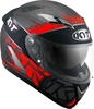 KYT Falcon 2 Rift Helm,  zwart-grijs-rood,  afmeting XL