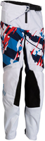Moose Racing Agroid Jeugd Motorcross Broek,  wit,  afmeting 28