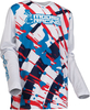 Moose Racing Agroid Jeugd Motorcross Jersey,  wit,  afmeting XL