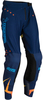 Moose Racing Agroid Motorcross broek,  blauw-oranje,  afmeting 34