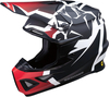 Moose Racing F.I. Agroid MIPS Motorcross Helm,  zwart-rood,  afmeting XL