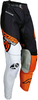 Moose Racing M1 2018 Broek,  zwart-wit-oranje,  afmeting 32