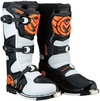 Moose Racing M1-3 MX Sole Motocross Boots,  wit-oranje,  afmeting 46