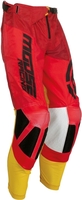 Moose Racing M1 Motorcross broek,  zwart-rood-geel,  afmeting 28