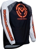 Moose Racing M1 Motorcross Jersey,  zwart-oranje,  afmeting M