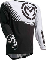 Moose Racing M1 S20 Motorcross Jersey Zwart Wit S