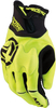 Moose Racing MX1 S20 Short Motorcross handschoenen,  zwart-geel,  afmeting XL