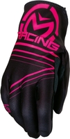 Moose Racing MX2 Motorcross handschoenen,  zwart-pink,  afmeting 2XL