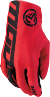 Moose Racing MX2 S20 Short Motorcross handschoenen,  zwart-rood,  afmeting XL