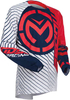 Moose Racing Qualifier 2018 Youth Jersey Wit Rood Blauw M