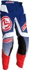 Moose Racing Qualifier Motorcross Broek,  wit-rood-blauw,  afmeting 34