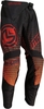 Moose Racing Qualifier Motorcross Broek,  zwart-oranje,  afmeting 32