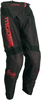 Moose Racing Qualifier Motorcross broek,  zwart-rood,  afmeting 34