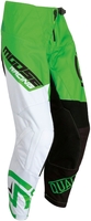 Moose Racing Qualifier Motorcross broek,  zwart-wit-groen,  afmeting 30