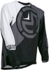 Moose Racing Qualifier Motorcross Jersey,  zwart-grijs-wit,  afmeting M
