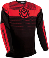 Moose Racing Qualifier Motorcross Jersey,  zwart-rood,  afmeting L
