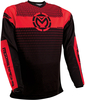 Moose Racing Qualifier Motorcross Jersey,  zwart-rood,  afmeting XL