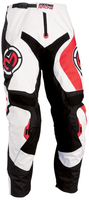 Moose Racing Qualifier Pant,  wit-rood,  afmeting 38