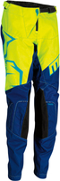 Moose Racing Qualifier S20 Jeugd motorcross broek,  blauw-geel,  afmeting 24