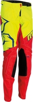 Moose Racing Qualifier S20 Jeugd motorcross broek,  rood-geel,  afmeting XS