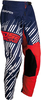 Moose Racing Qualifier S20 Motorcross broek,  wit-rood-blauw,  afmeting 44
