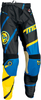 Moose Racing S7 M1 Pant,  zwart-blauw-geel,  afmeting 32