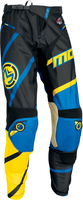 Moose Racing S7 M1 Pant,  zwart-blauw-geel,  afmeting 32