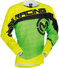 Moose Racing S7 Sahara,  groen-geel,  afmeting L