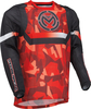 Moose Racing Sahara 2022 Motorcross jersey,  zwart-rood,  afmeting 2XL