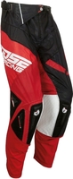 Moose Racing Sahara Motorcross broek,  zwart-rood,  afmeting 30