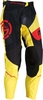 Moose Racing Sahara Racewear Motorcross Broek,  zwart-geel,  afmeting 34