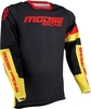 Moose Racing Sahara Racewear Motorcross Jersey,  zwart-geel,  afmeting XL